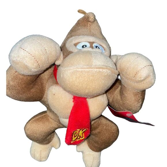 Super Mario Donkey Kong Plush Doll Stuffed DK Bedroom Decor Nintendo Gift 11" - Picture 2 of 12